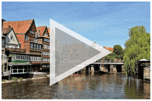 Blick von der Brausebrücke